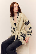 Las Palma's Belted Cardigan