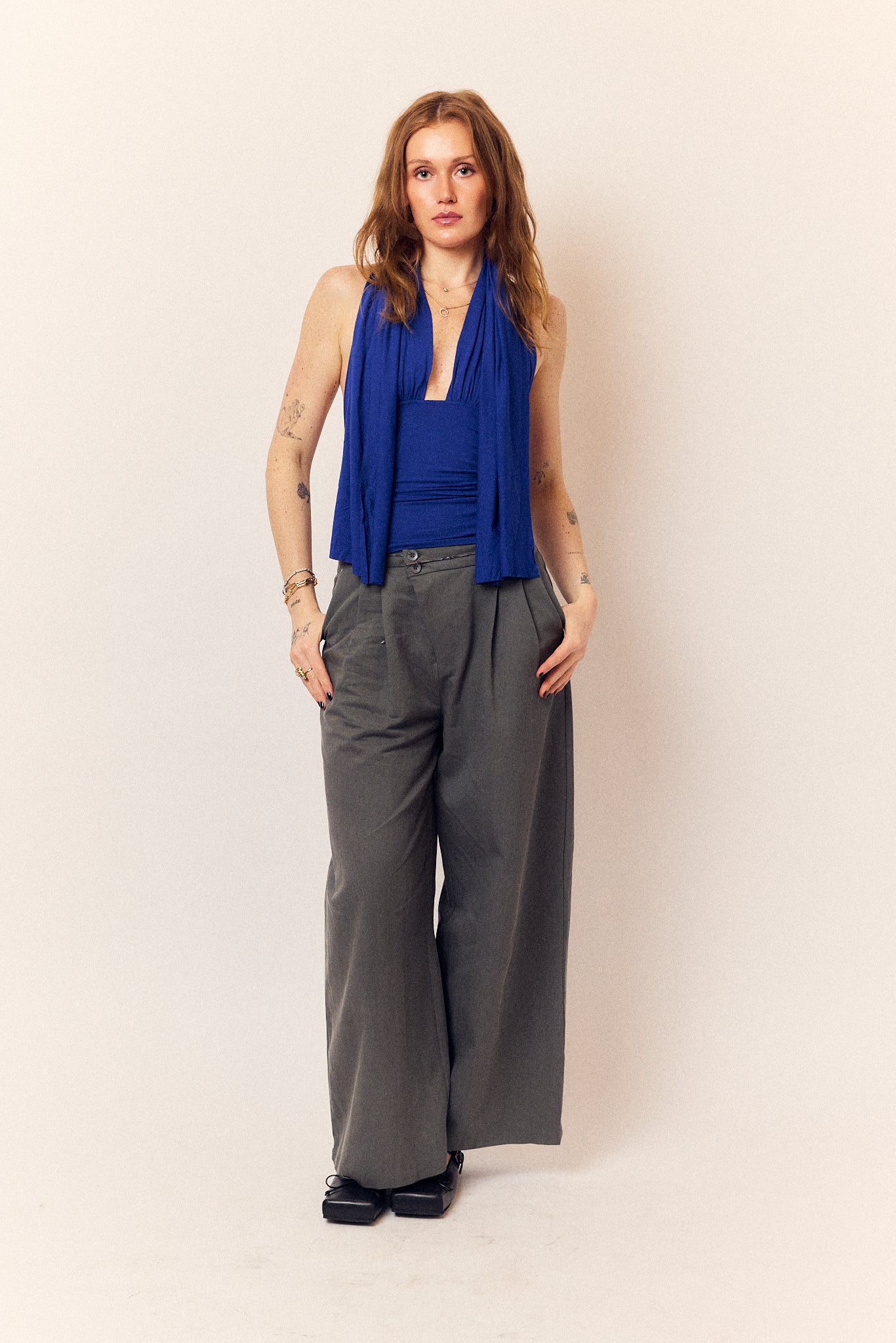 Azaee Wide Leg Trouser