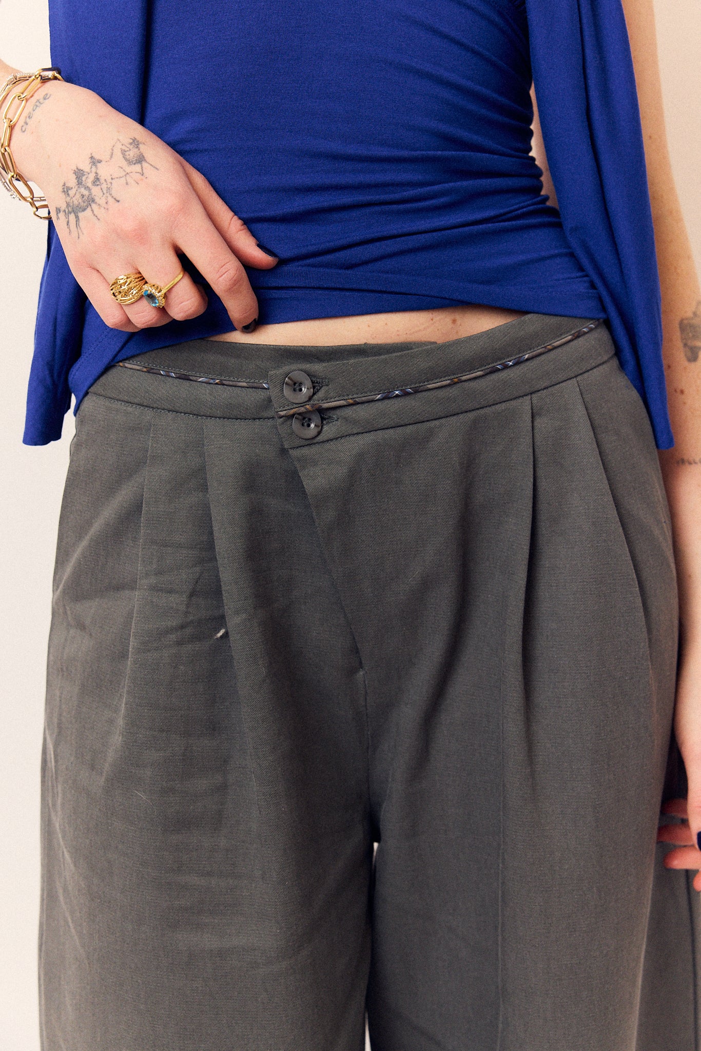Azaee Wide Leg Trouser